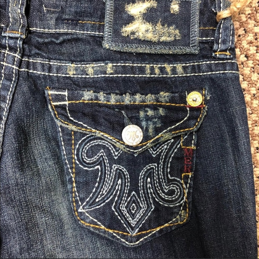 NWOT MEK Oaxaca Bootcut Denim 28x34